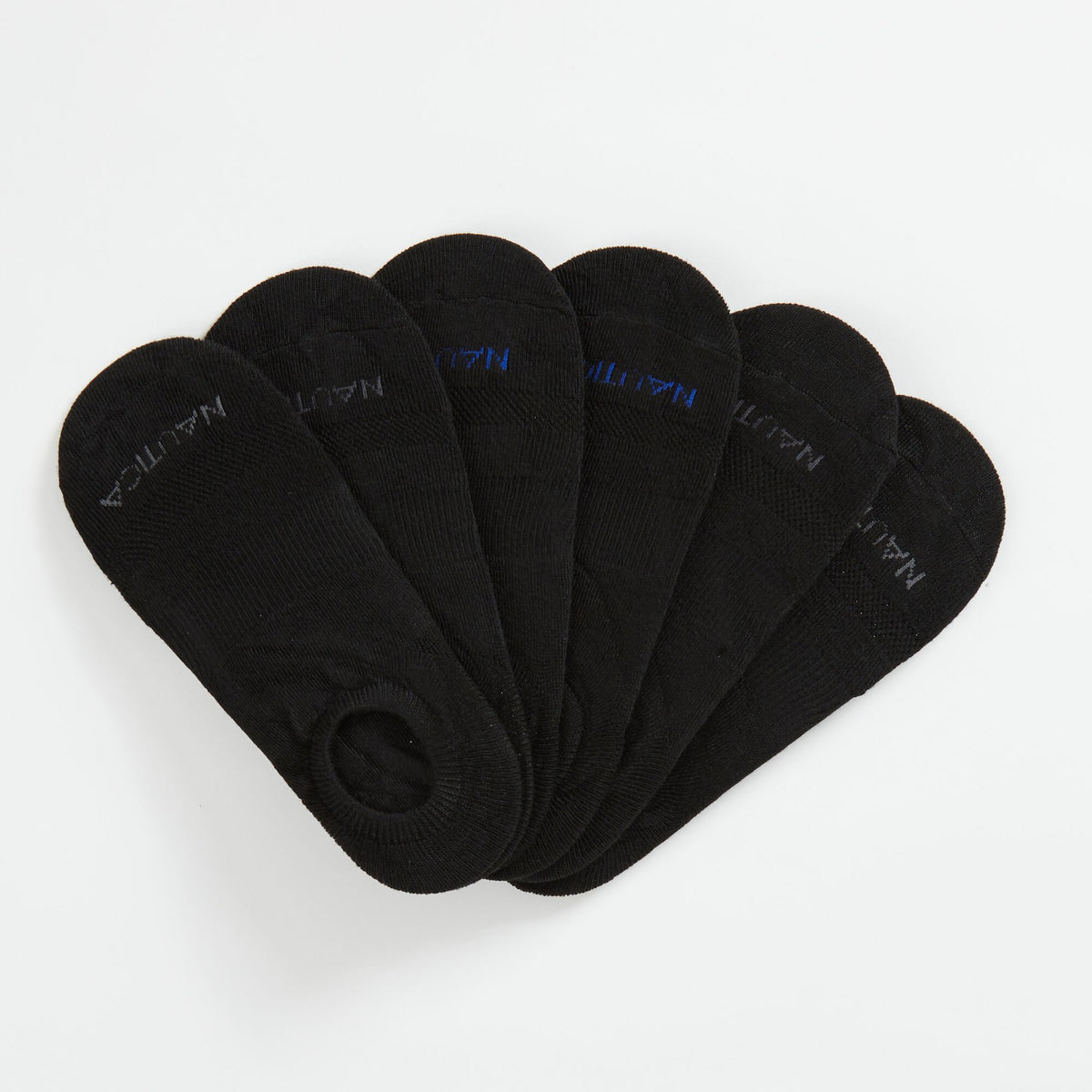 Nautica Men's Logo Stretch Liner Socks Dove