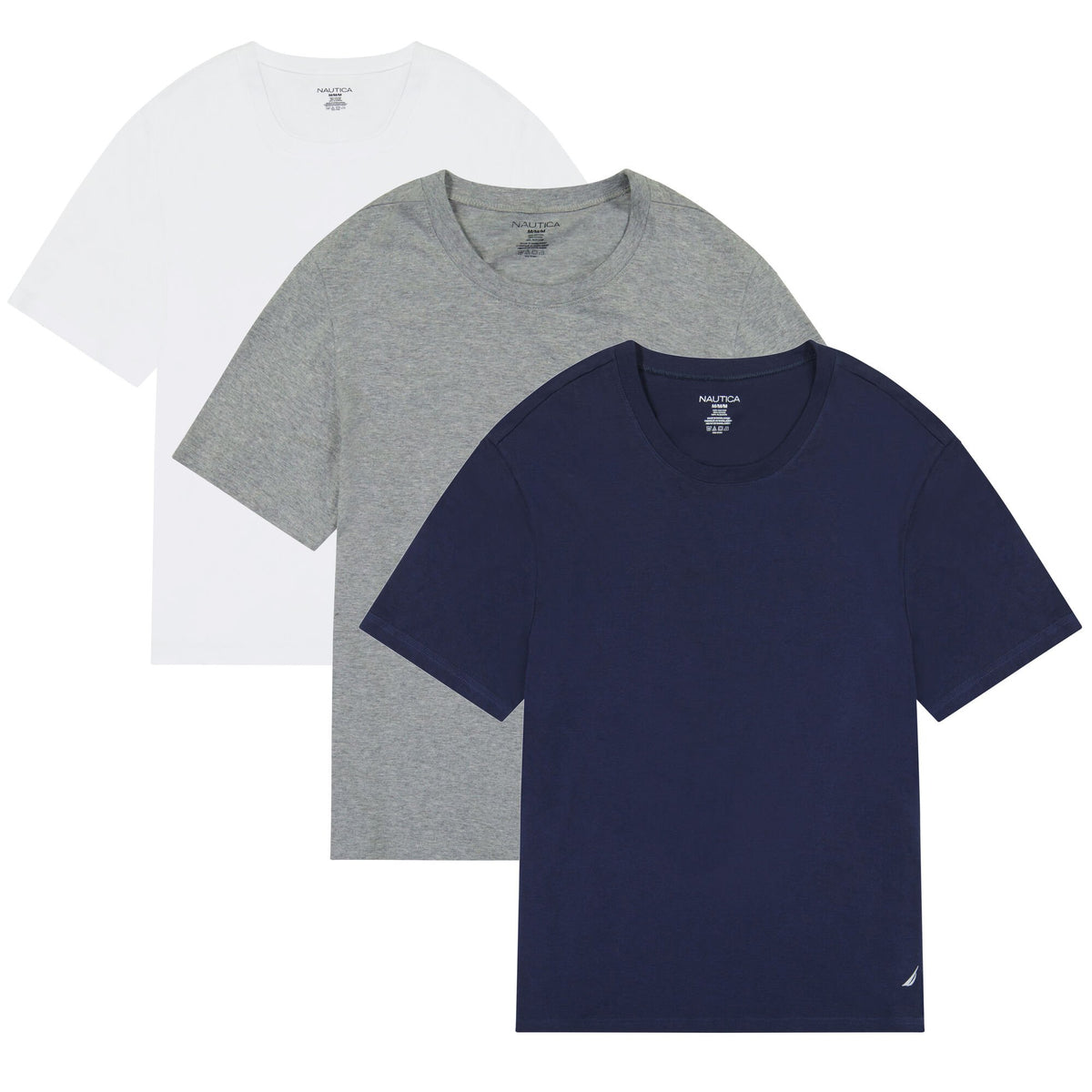 Nautica Men's Crewneck T-Shirts Tan