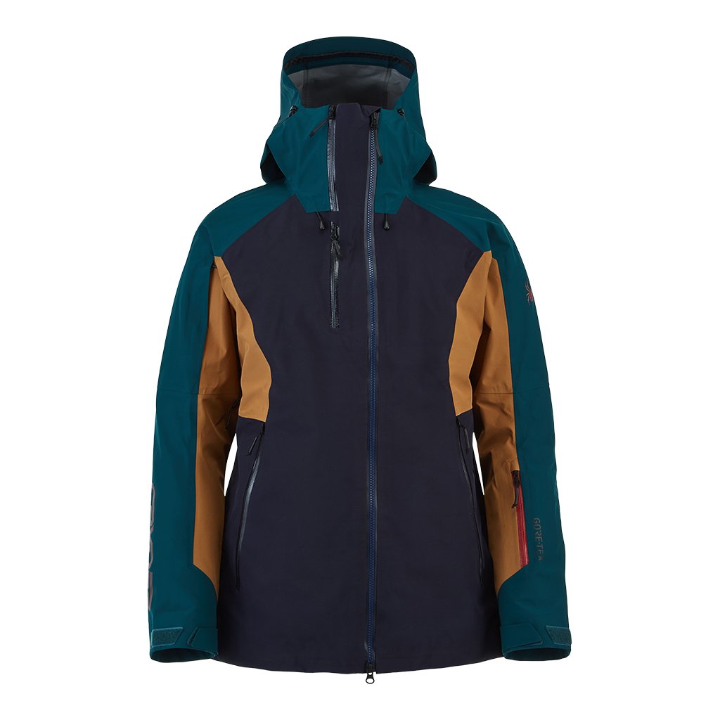 Spyder Solitaire Shell Ski Jacket Blue
