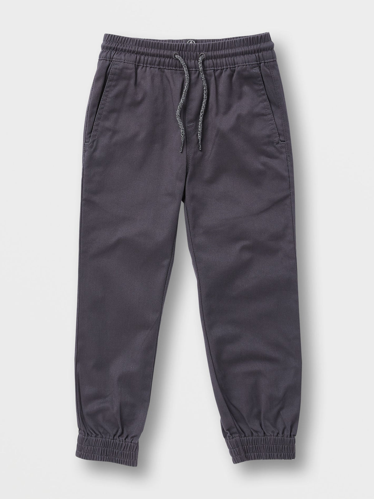 Volcom Frickin Slim Jogger Boys Pants (Age 8-14) Charcoal