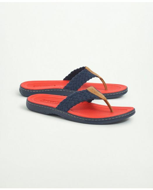 Brooks Brothers Men's Sperry x Baitfish Sandal Shoes Navy