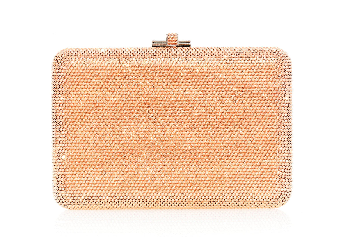 Judith Leiber Couture Judith Leiber Slim Slide Champagne Clutch Gold